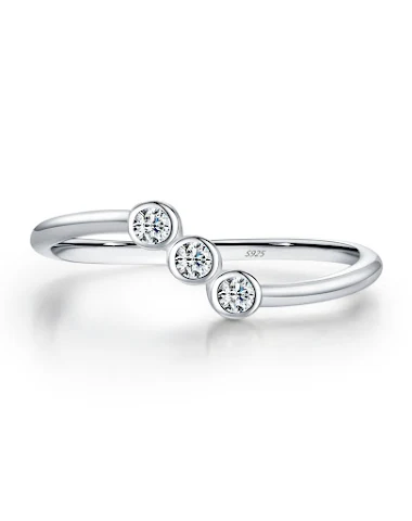 S925 Sterling silver prsten sa nepr - 2