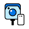 the mobile phone camera icon