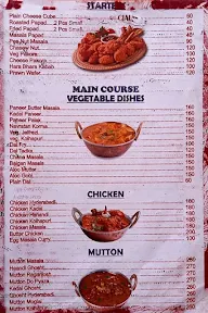 Babu Moshai menu 1