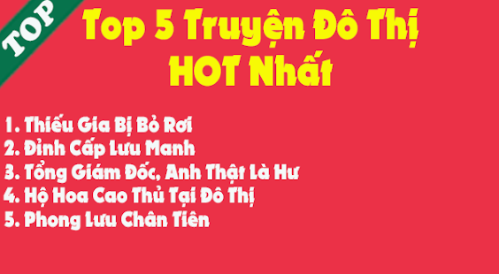 Top 5 Truyện Đô Thị Hot Hay Nhất(圖2)-速報App