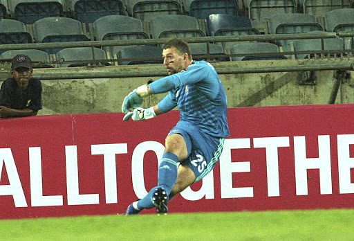 Orlando Pirates goalkeeper Wayne Sandilands made a return to the starting XI to keep a clean sheet in their CAF Champions League match against Esperance on Saturday.