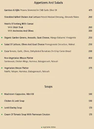 Epicentre menu 1