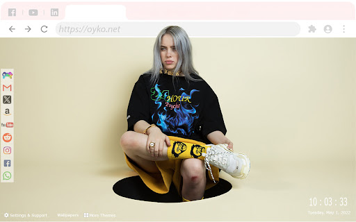 Billie Eilish Wallpapers New Tab Experience