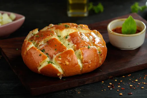 Double Cheese Pull Apart Garlic Bread