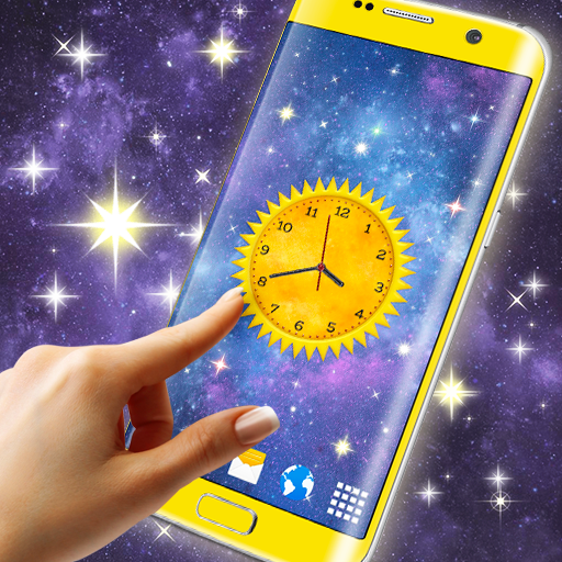 Space Clock Live Wallpaper ? Stars Wallpapers