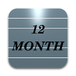 Cover Image of Télécharger Twelve Month Calendar 1.1.1 APK