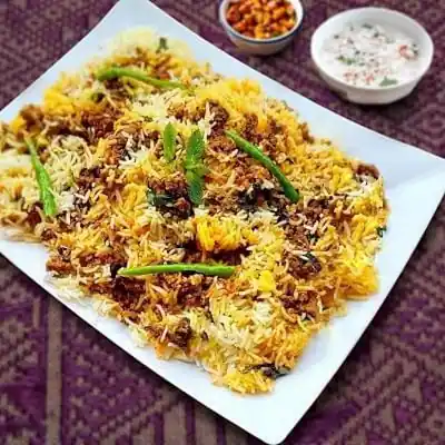 Kabab Keema Biryani(Raita)