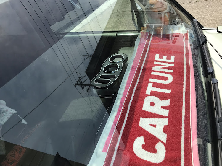 エブリイバンのステッカー貼り・猫様・CARTUNEタオルに関するカスタム事例の投稿画像2枚目