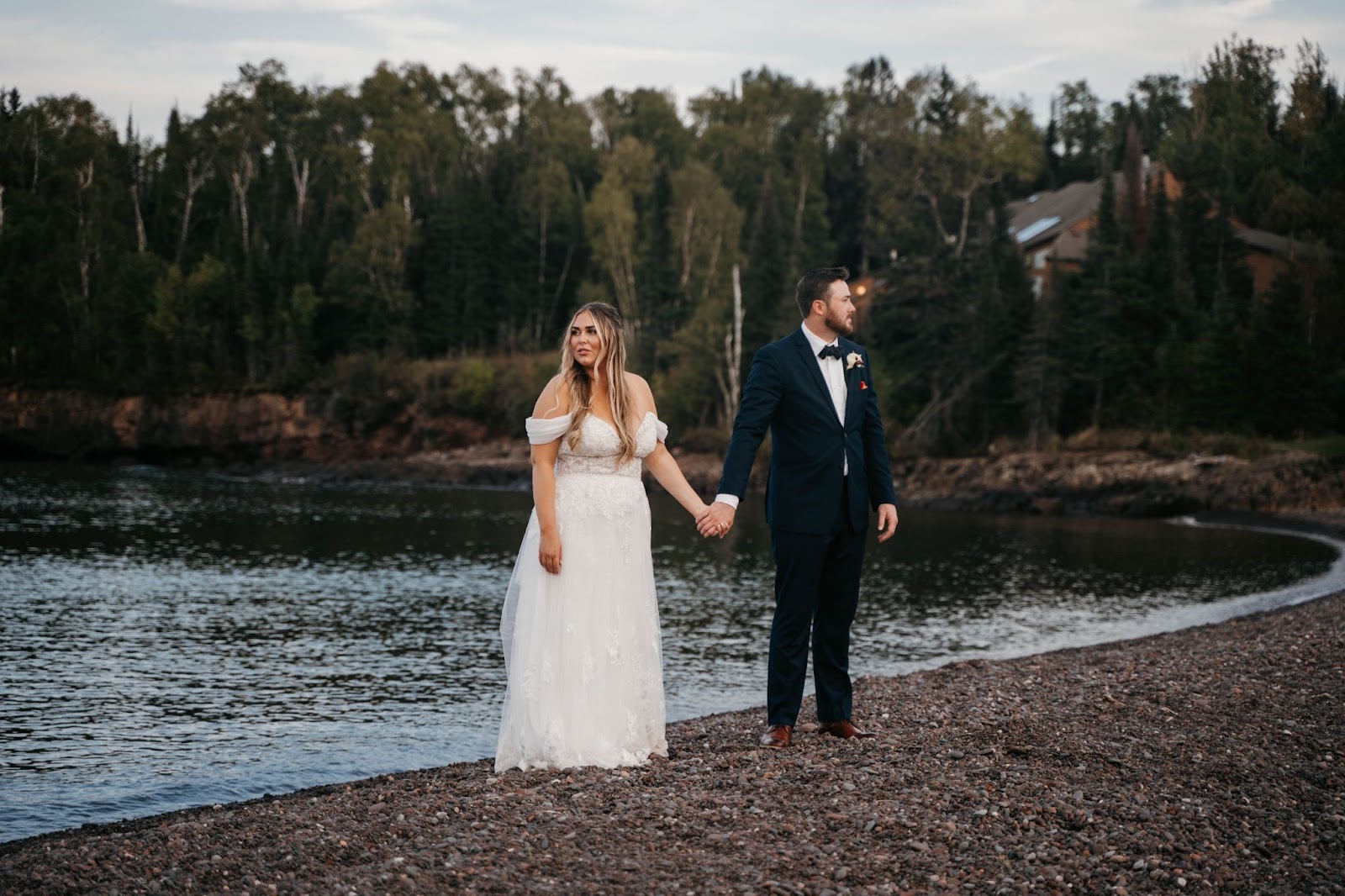 destination elopement photo of a bride and groom on their wedding day