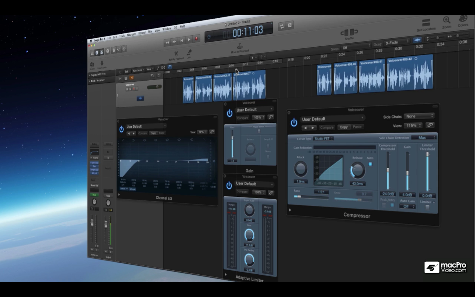 fade logic pro 9