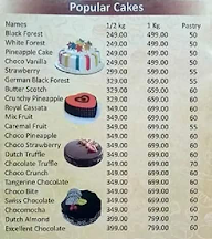 Tabish Bakery & Cakes menu 1