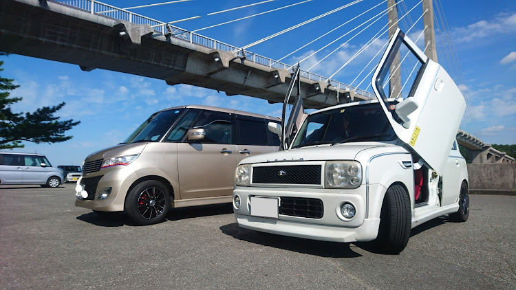 パレットSWのオールドカー大作戦・ガルウイング・ラパン・サンセットブリッジ・初音ミクに関するカスタム事例の投稿画像19枚目