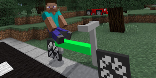 Android application Vehicles mod for Minecraft PE screenshort