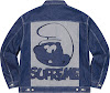 supreme x smurfs denim trucker jacket