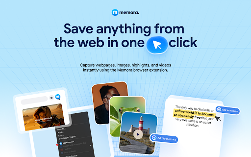 memora - extension to your memory screenshot 2
