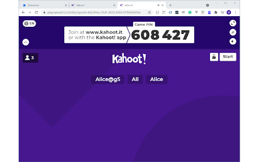 Kahoot!’ers - Remove Illegitimate Players