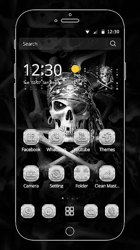 Hell Skull Pirate Theme