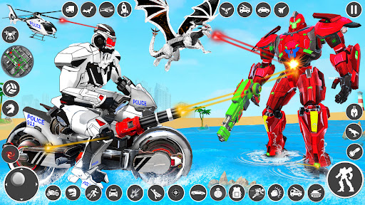 Screenshot Dragon Robot Car Transform