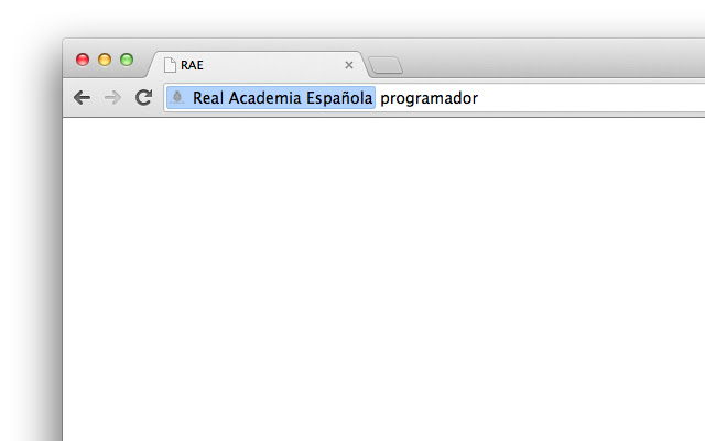 Real Academia Española chrome extension