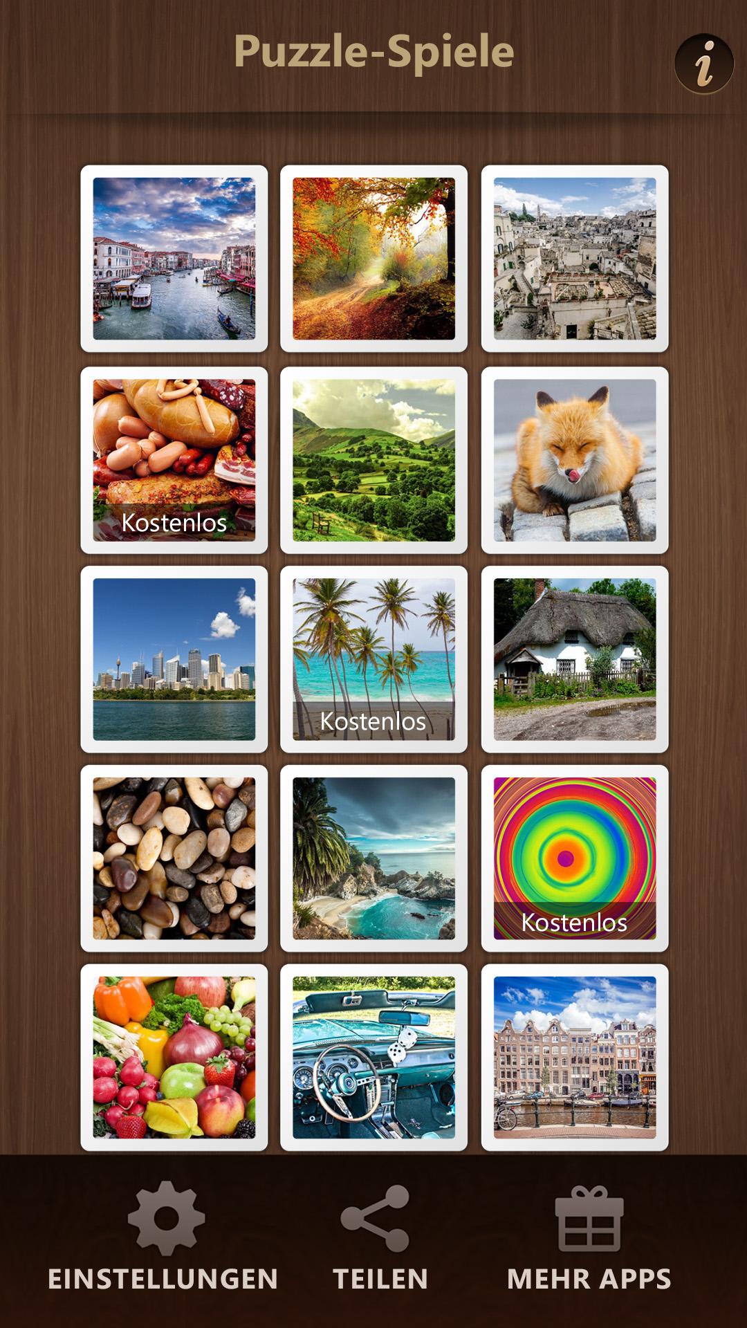Android application Jigsaw Puzzles screenshort