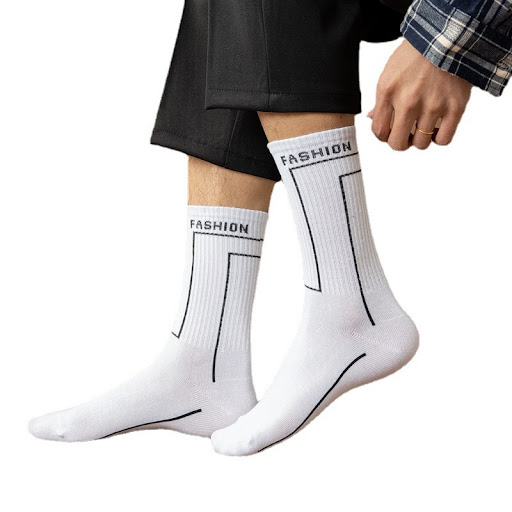 Title 1, Mens Socks Stockings Street Trendy Socks Simpl...