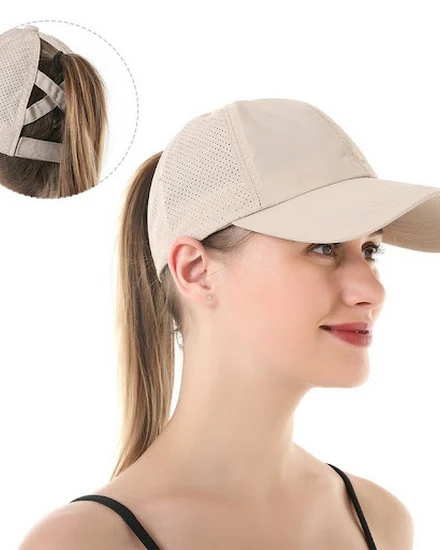 Baseball Caps For Women Hats New Breathable Mesh Sun Viso... - 2