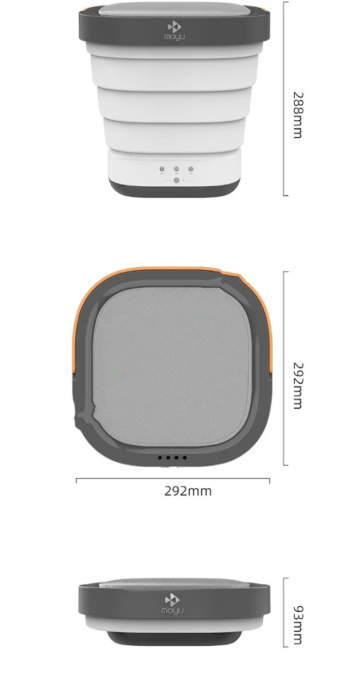 Mini Máquina de Lavar Roupa Dobrável para Viagem Tipo Balde Lavagem prática e portátil. Ideal para viagens e espaços pequenos. Economize espaço e tempo lavando!