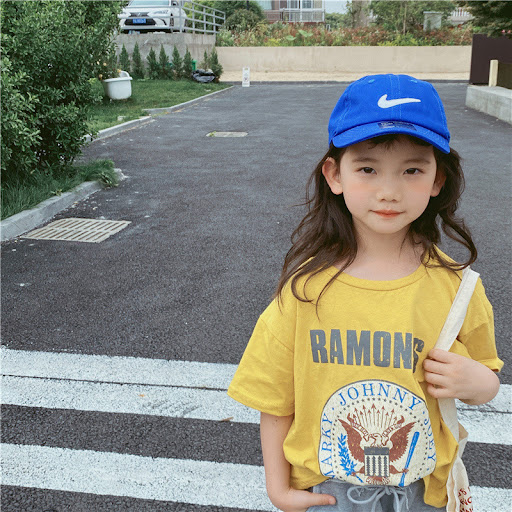 Title 3, Childrens Western-style Solid Color Short-slee...