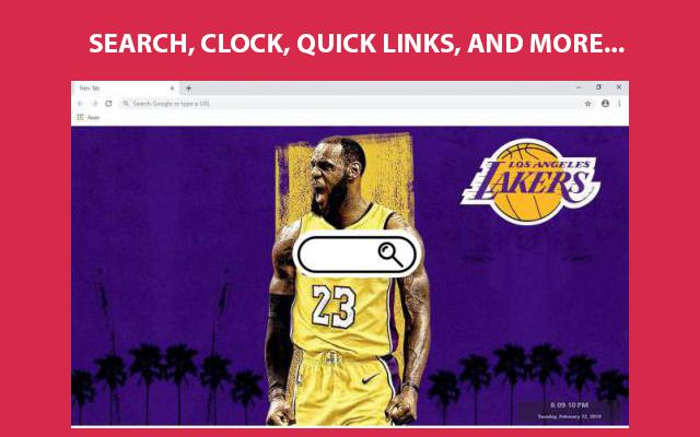 LeBron James Wallpapers and New Tab