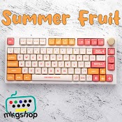 Keycap Xda Summer Fruit, Nhựa Pbt In Nhiệt Dyesub, 132 Nút Bàn Phím Cơ