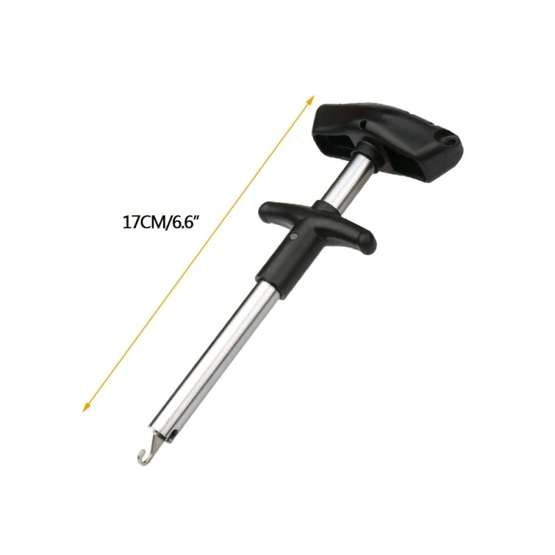 Dégorgeoir portable type T Retrait facile et sûr des hameçons. Conception ergonomique pour une prise en main confortable et une manipulation efficace.