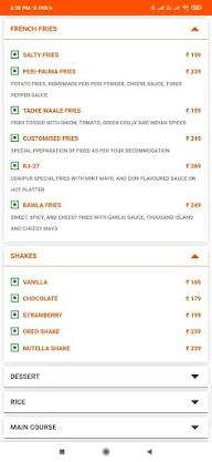 Banjara menu 4