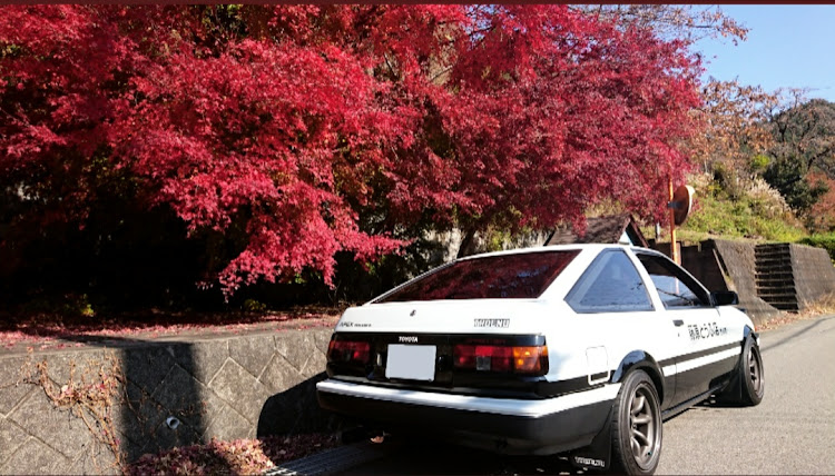スプリンタートレノのめざせPickupcars・2020ベストショット・紅葉・秋サム2020に関するカスタム事例の投稿画像1枚目