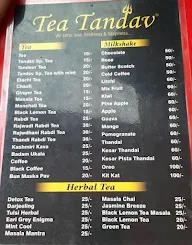 The Tea Times Cafe menu 1