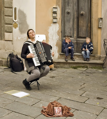 Artista di strada di vagero