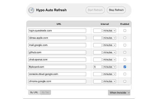 Hypo Refresh