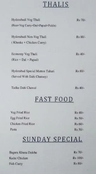 Hyderabadi Home Foods menu 1