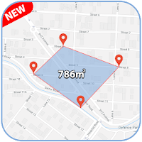 Land and Distance Calculator Fields Area Measure