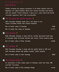 Fabelle Chocolates menu 5