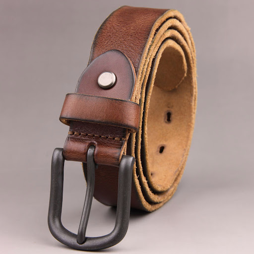 Title 5, Pure Leather Ladies Belt Top Layer Simple, a st...