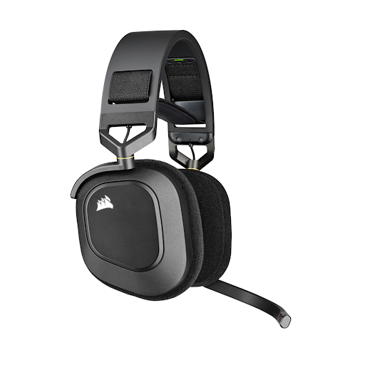 Tai nghe không dây Over-ear Corsair HS80 RGB Carbon (CA-9011235-AP)