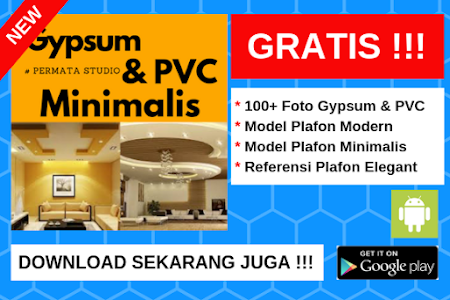 Download Desain Plafon Gypsum Pvc Rumah Minimalis Apk