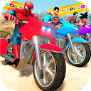 Herunterladen Super Heroes Downhill Racing Installieren Sie Neueste APK Downloader