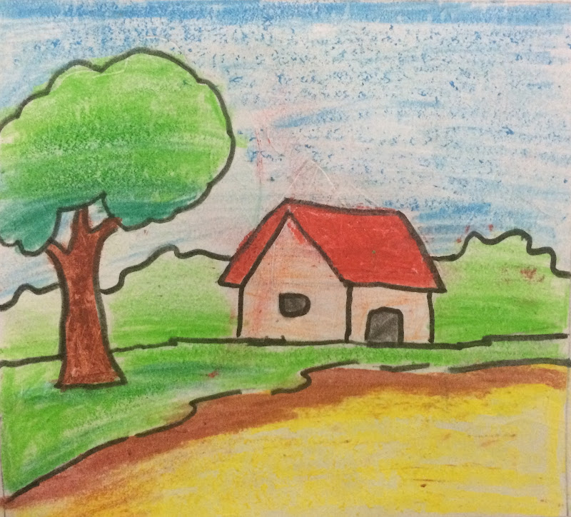 Scenery Drawing For 2Nd Class - art-scalawag