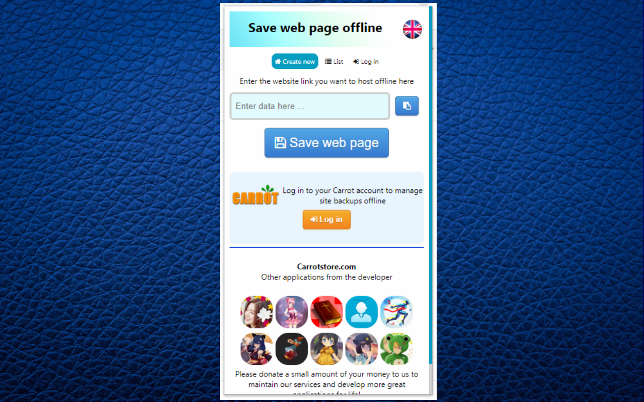 Save Web offline Preview image 3