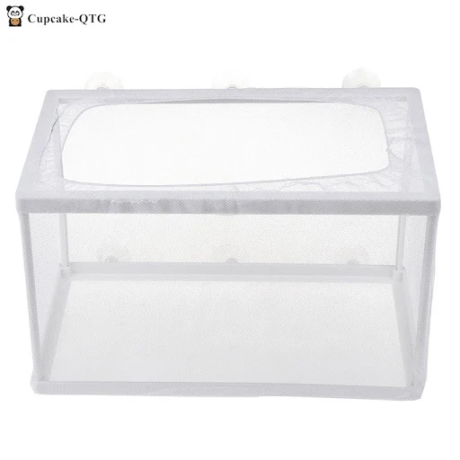 1pc Fish Breeding Mesh Box for Home Aquarium Small 16*14.2*16cm, Large 26.3*15*16cm
