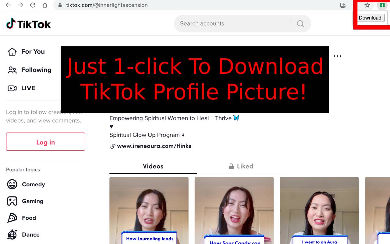 Profile Picture Downloader for TikTok™ Preview image 0