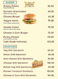 Cafe Shafe menu 2