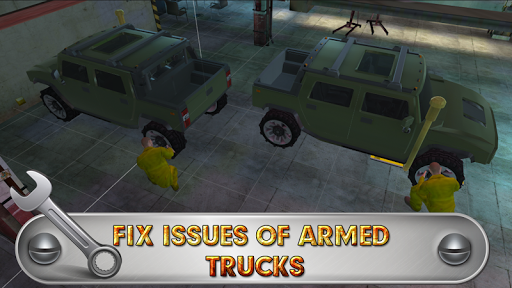 Army Truck Mechanic Workshop
