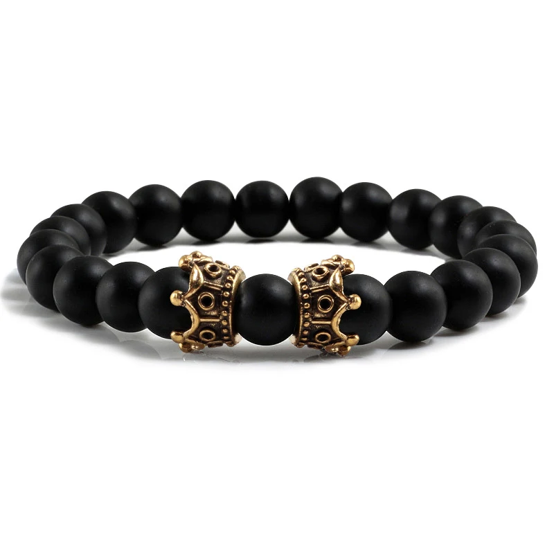 Modieuze obsidiaan sieraden losse kralen armband voor een stijlvolle en natuurlijke look. Verhoog je stijl met deze unieke armband.